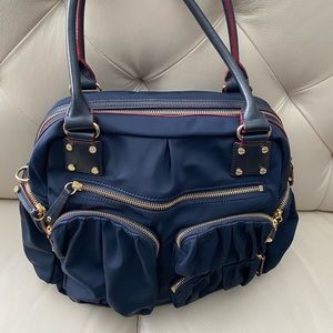 MZ Wallace large blue shoulder bag/satchel
